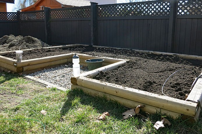 Building a raised garden bed